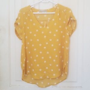 Yellow Sweet Rain Blouse